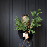 Norfolk Full Real Touch Green Faux Stems - 28"