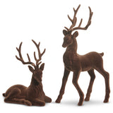 Brown Flocked Deer
