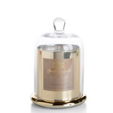 AG Gold Cloche Candle in Siberian Fir