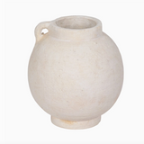 Ceramic Round Bulbus Handled Jug