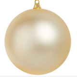 Matte Champagne Ball Ornament