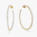 Gold Maven Hoops 2"