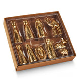 5.5" Gold Nativity Boxed Set