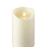 Moving Flame Ivory Candle