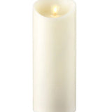 Moving Flame Ivory Candle