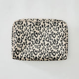 Large Patterned Toiletry Bag - Leopard