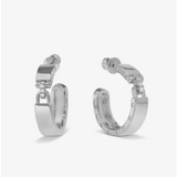 Ashley Lock Hoops 1" - Silver