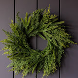 Norfolk & Cypress Mixed Real Touch Wreath Mini