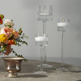 Monet Glass Candleholder