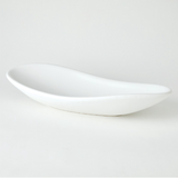 Oblong Platter Bowl - Matte White