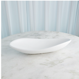 Oblong Platter Bowl - Matte White