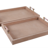 Halofax Suede Tray