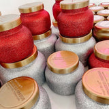 Volcano Red Glitter Jar