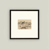 Tuscan Village Framed Antique Art