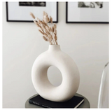 Circular Ceramic Vase