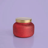 Volcano Red Glitter Jar