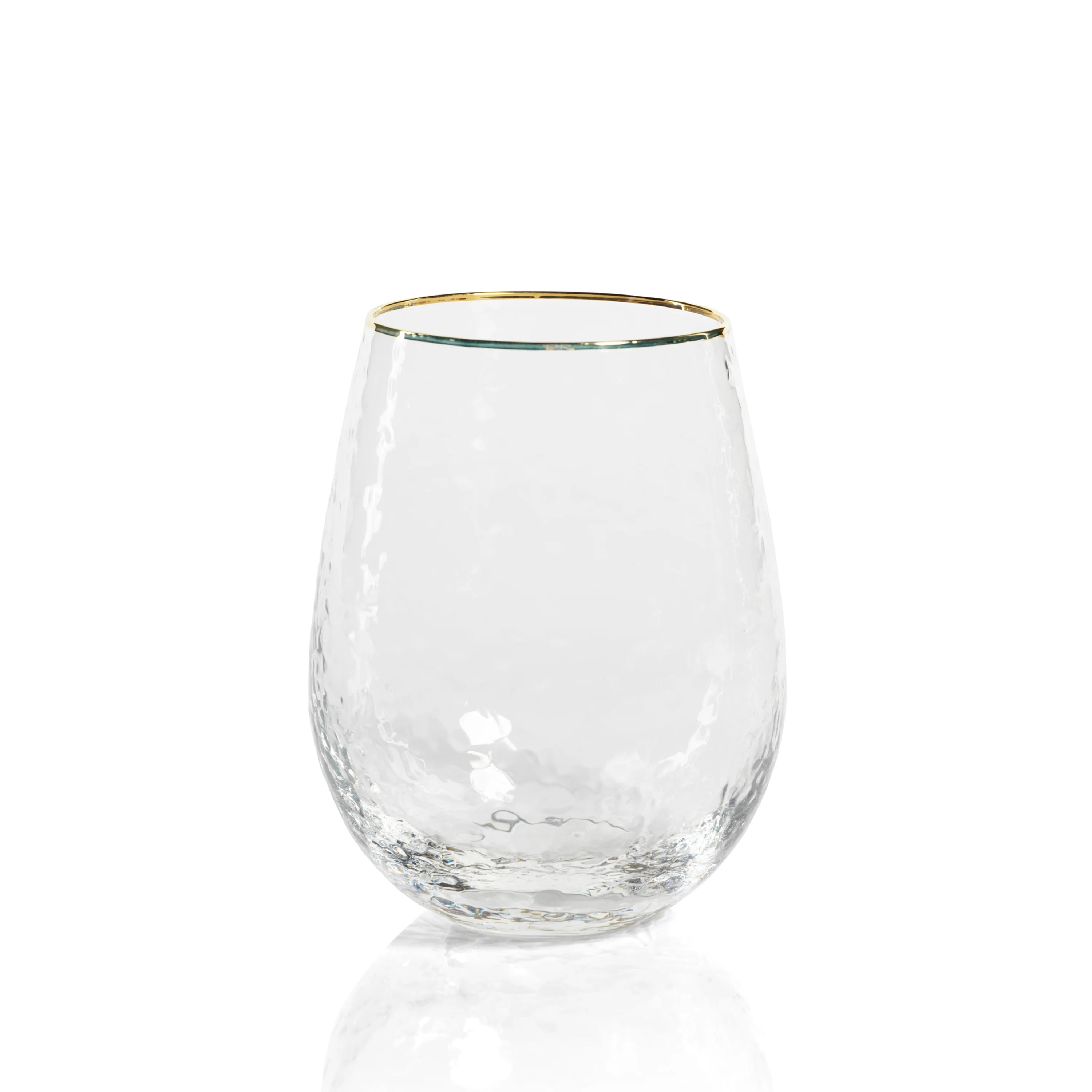 Negroni Hammered Stemless All-Purpose Glass