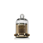 Golden Beach Scented Candle in Glass Jar with Bell Cloche