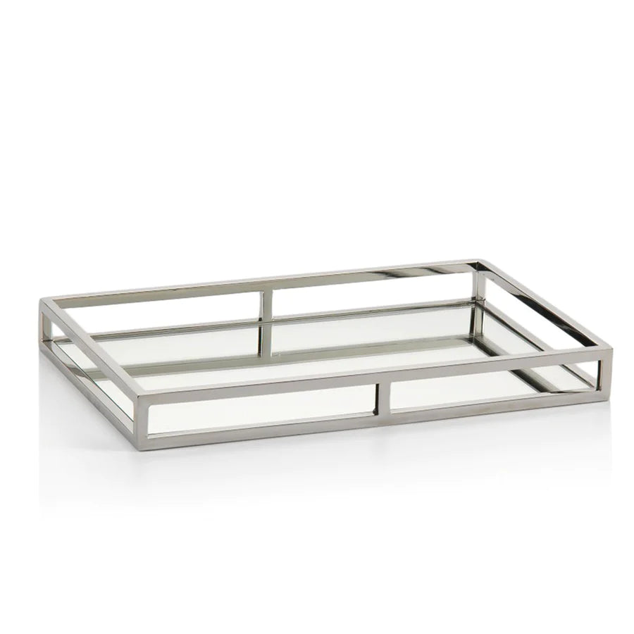 Venturi Rectangular Mirrored Tray